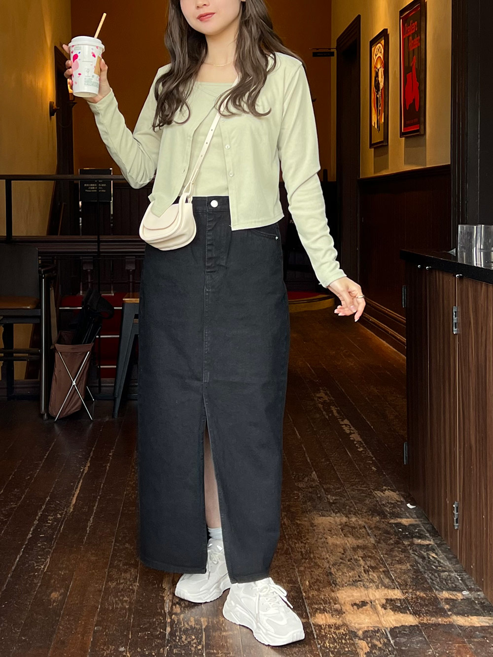 フロントスリットデニムスカート | 詳細画像2