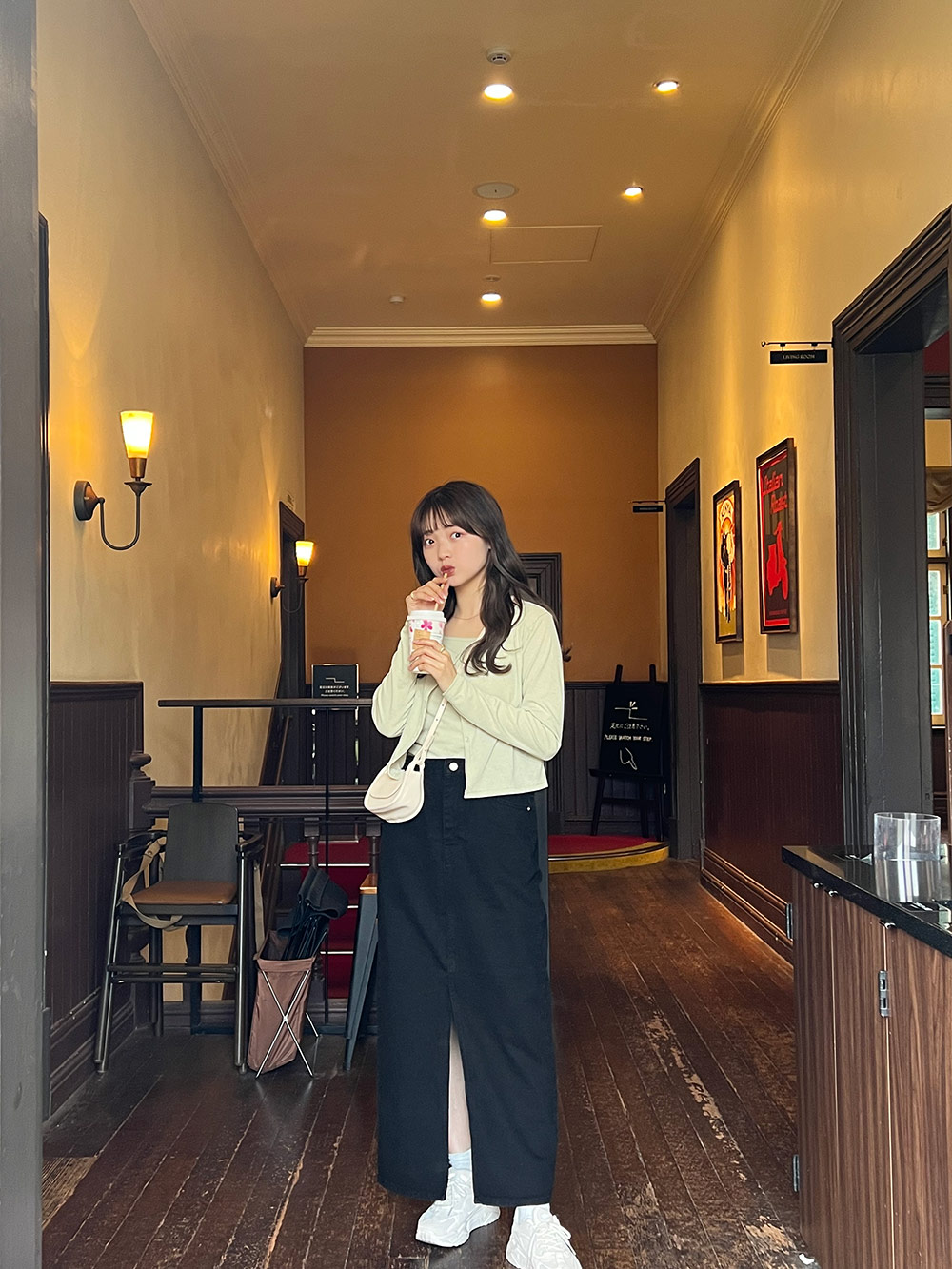 フロントスリットデニムスカート | 詳細画像3