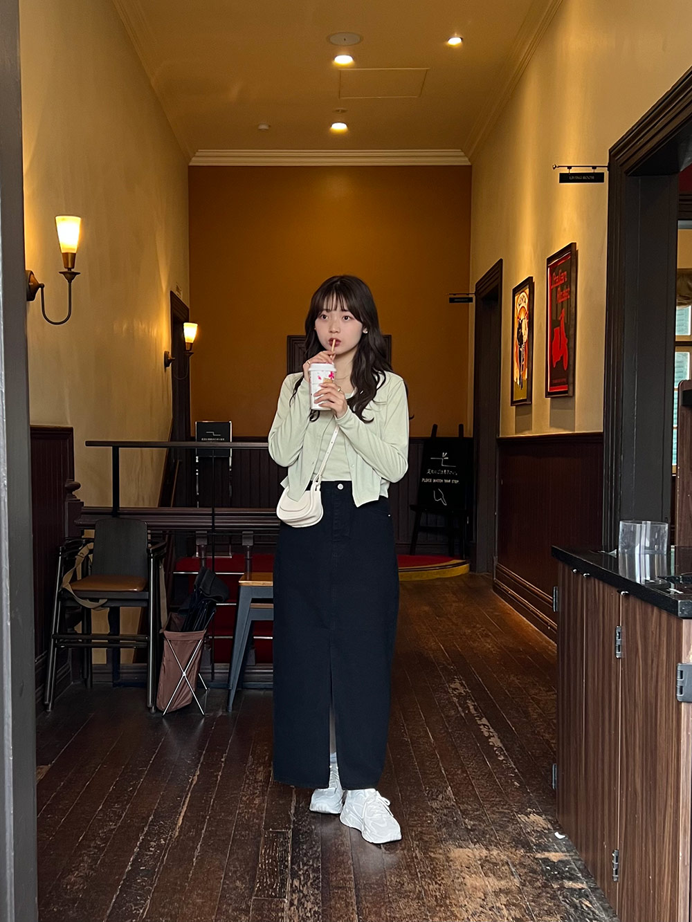 フロントスリットデニムスカート | 詳細画像4