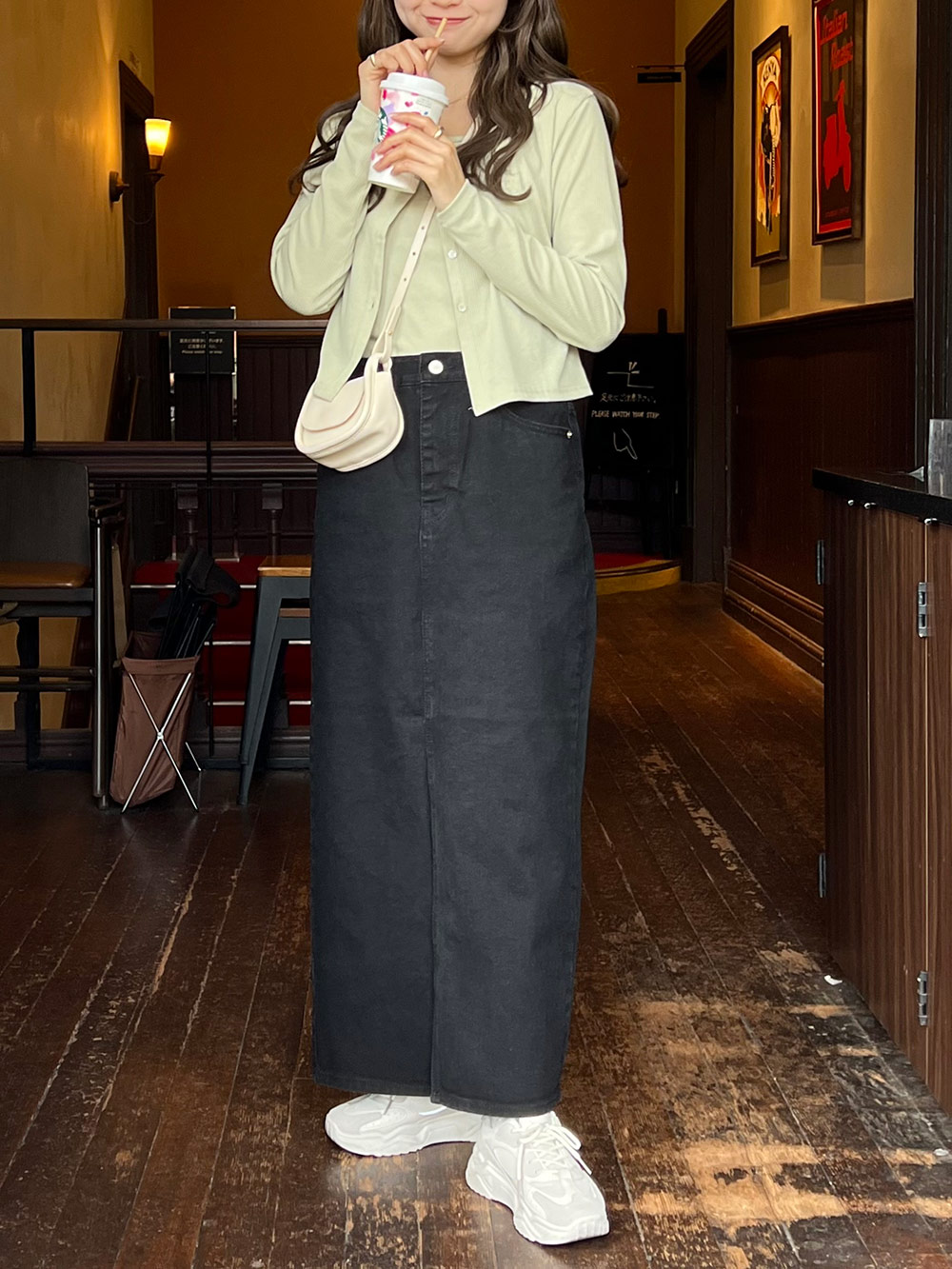 フロントスリットデニムスカート | 詳細画像7