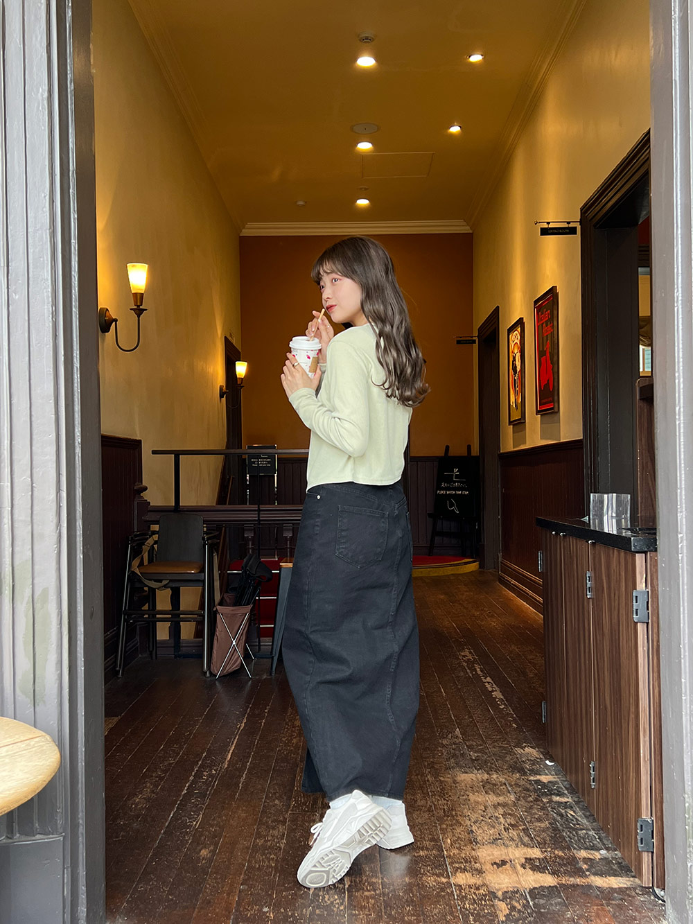 フロントスリットデニムスカート | 詳細画像16