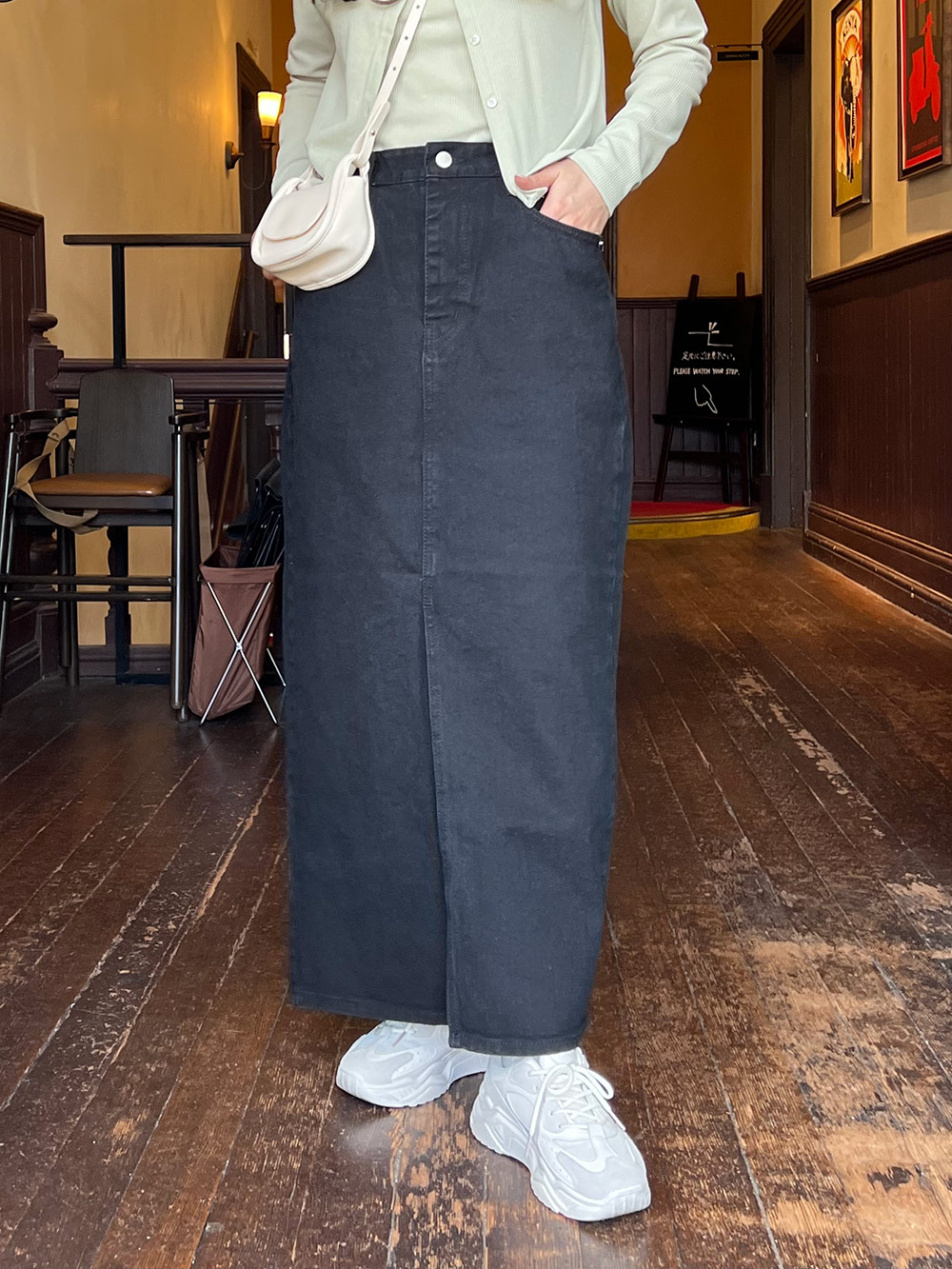 フロントスリットデニムスカート | 詳細画像17