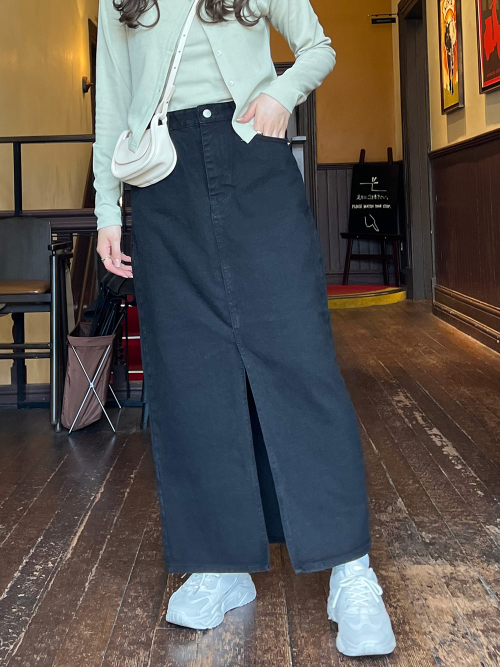 フロントスリットデニムスカート | 詳細画像18