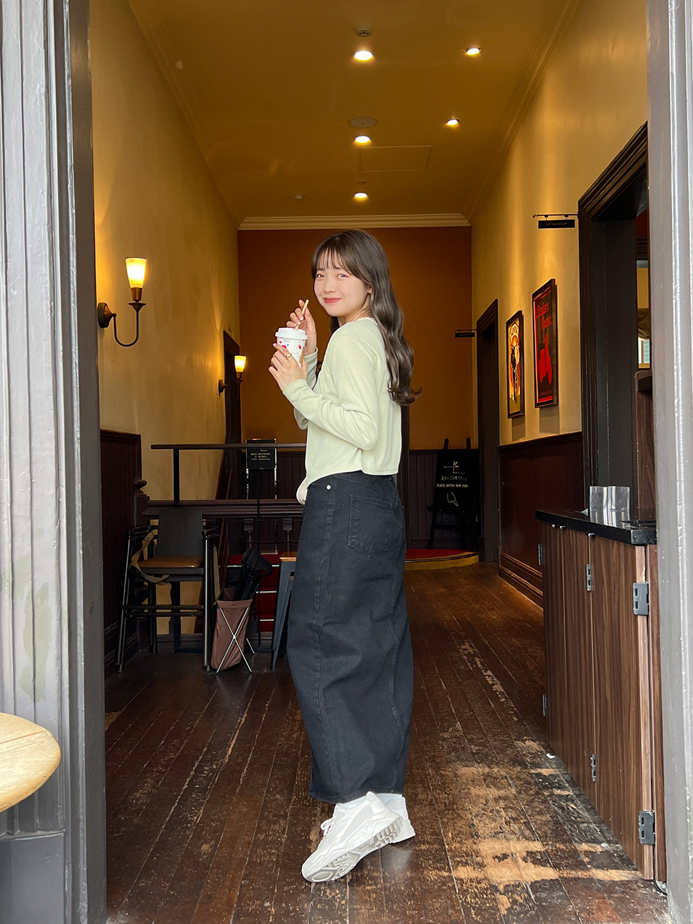 フロントスリットデニムスカート | 詳細画像19