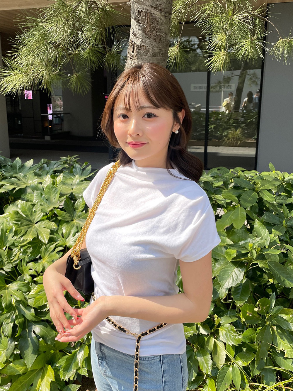 ショルダータックハーフネックTシャツ レディースファッション通販 DHOLIC