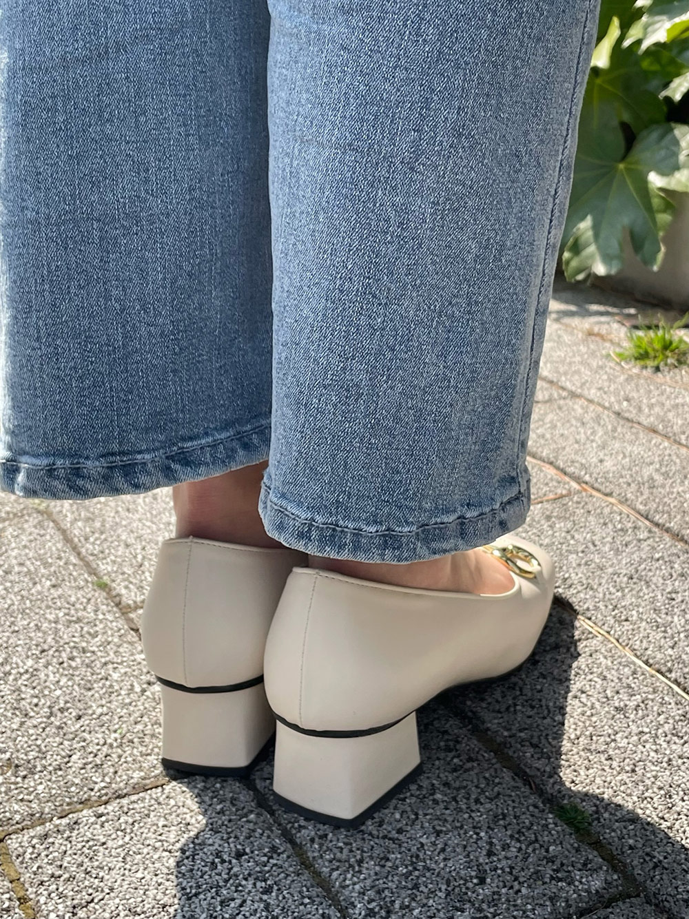 クロップドフレアデニムパンツ | レディースファッション通販
