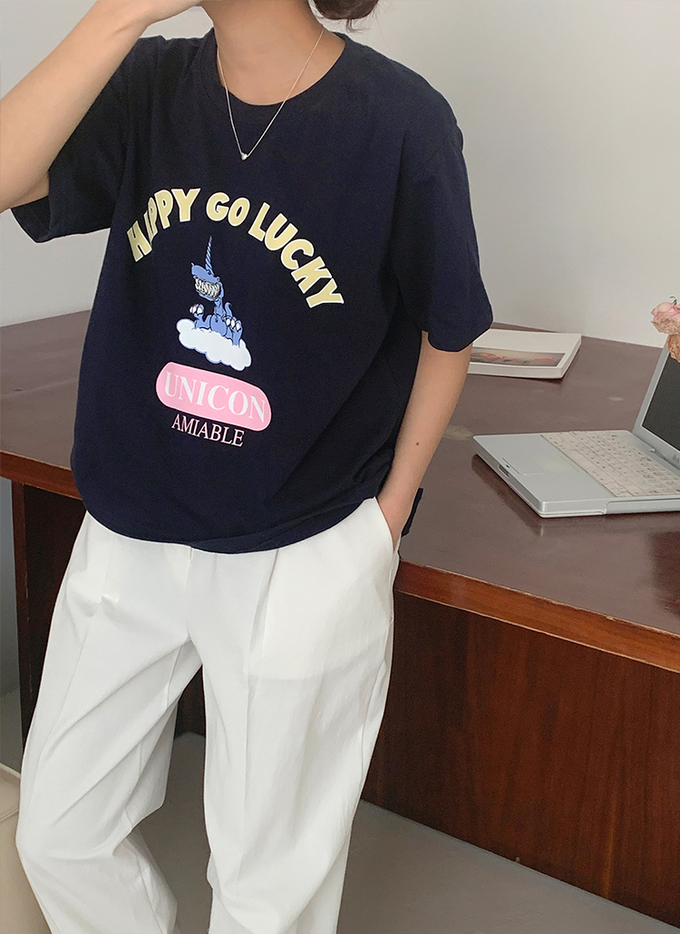 ダイナソープリント半袖Tシャツ | レディースファッション通販 - DHOLIC