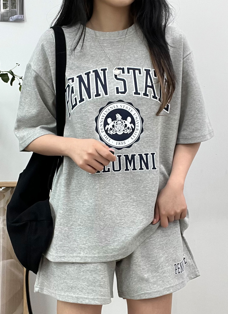 ＼最大1000円OFFクーポン対象／マタニティ トップス ロゴTシャツ フリーサイズ |授乳服 ロゴT ティーシャツ てぃーしゃつ プリント 授乳しやすい 洗濯可