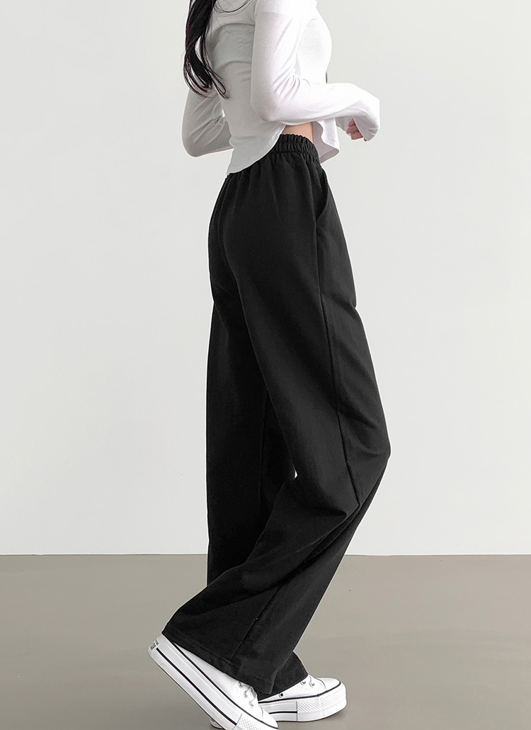 2TYPEロングワイドスウェットパンツ | レディースファッション