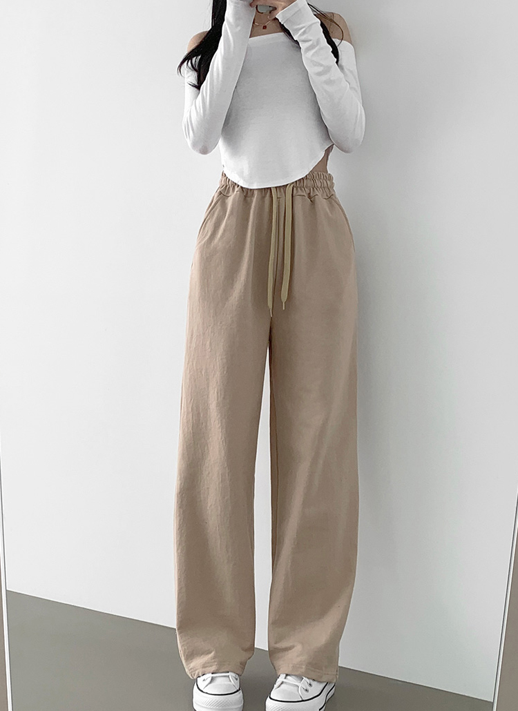 2TYPEロングワイドスウェットパンツ | レディースファッション