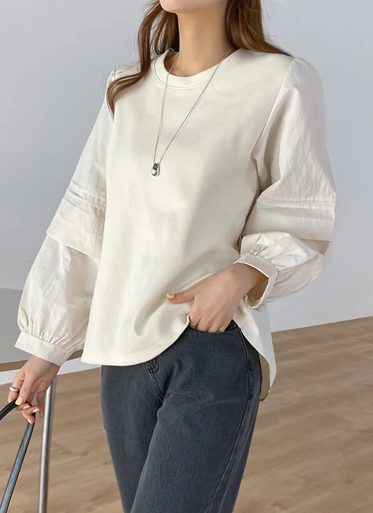 マルチタックパフブラウス | DHOLIC | 詳細画像1