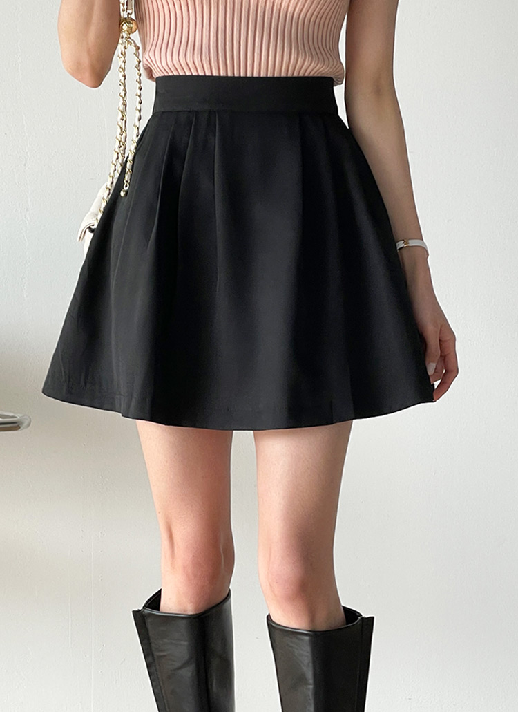 パンツ裏地タックミニスカート | レディースファッション通販 - DHOLIC