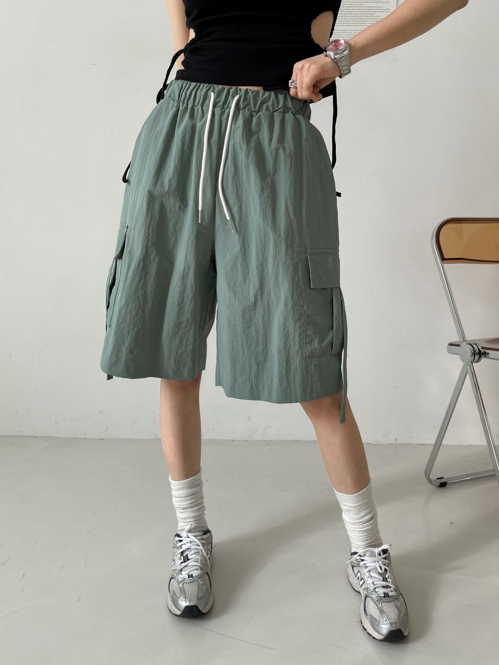 新品未使用　SORE D'CHOLE ワイド　ハーフパンツ 楽天市場】ハーフパンツ レディース（ブランドクロエ）の通販