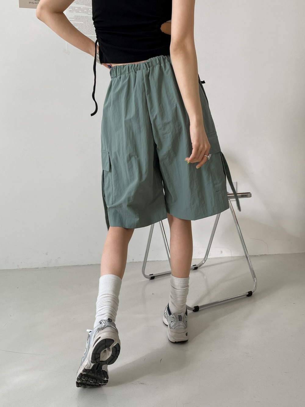 ドロストワイドカーゴハーフパンツ | レディースファッション