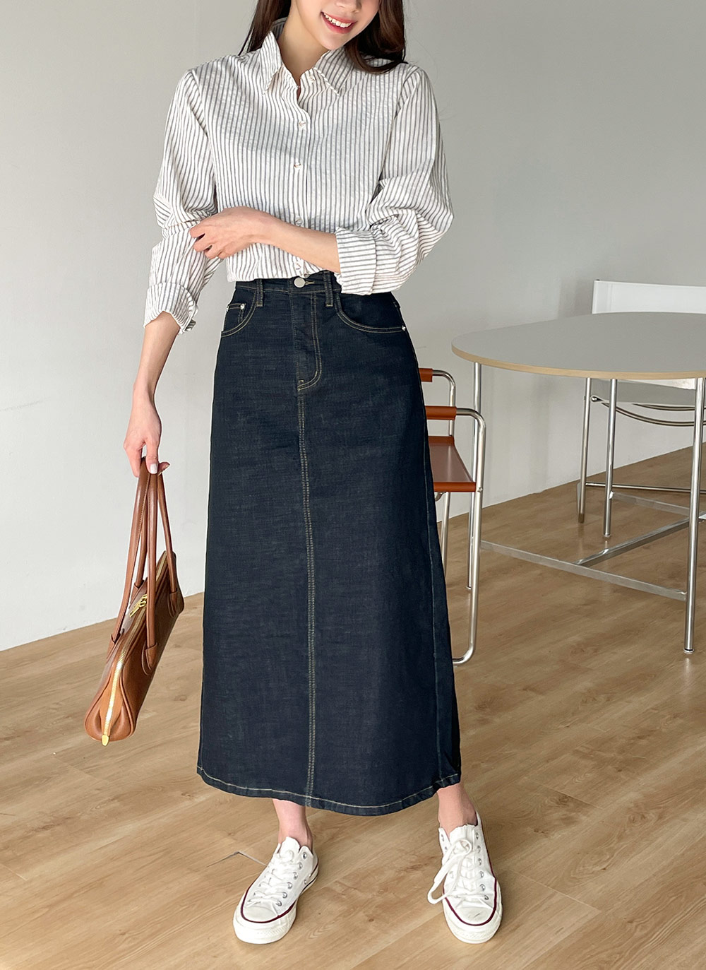 ダブルストライプクロップドシャツ | DHOLIC | 詳細画像14