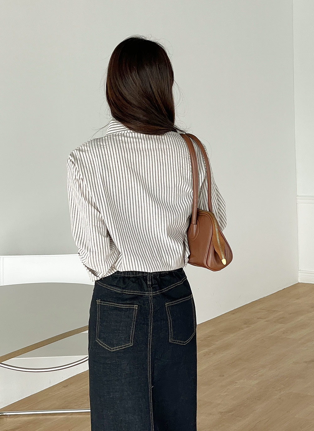 ダブルストライプクロップドシャツ | DHOLIC | 詳細画像16