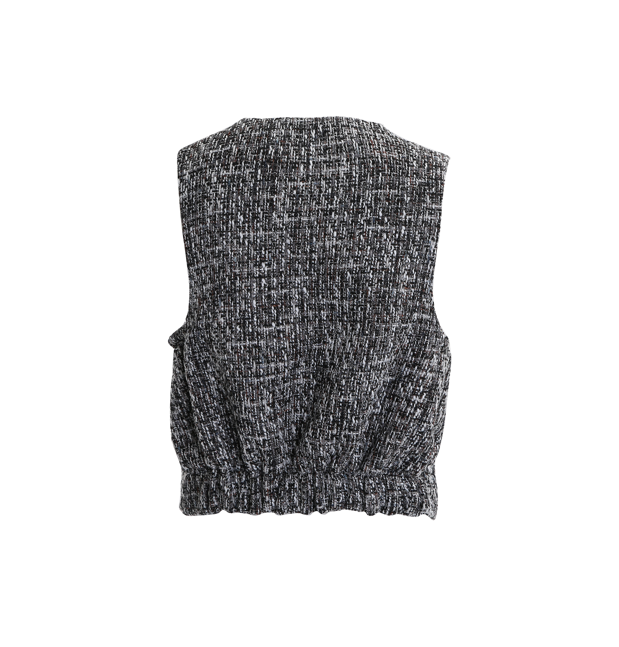 パール調ボタンツイードベスト | レディースファッション通販 - DHOLIC