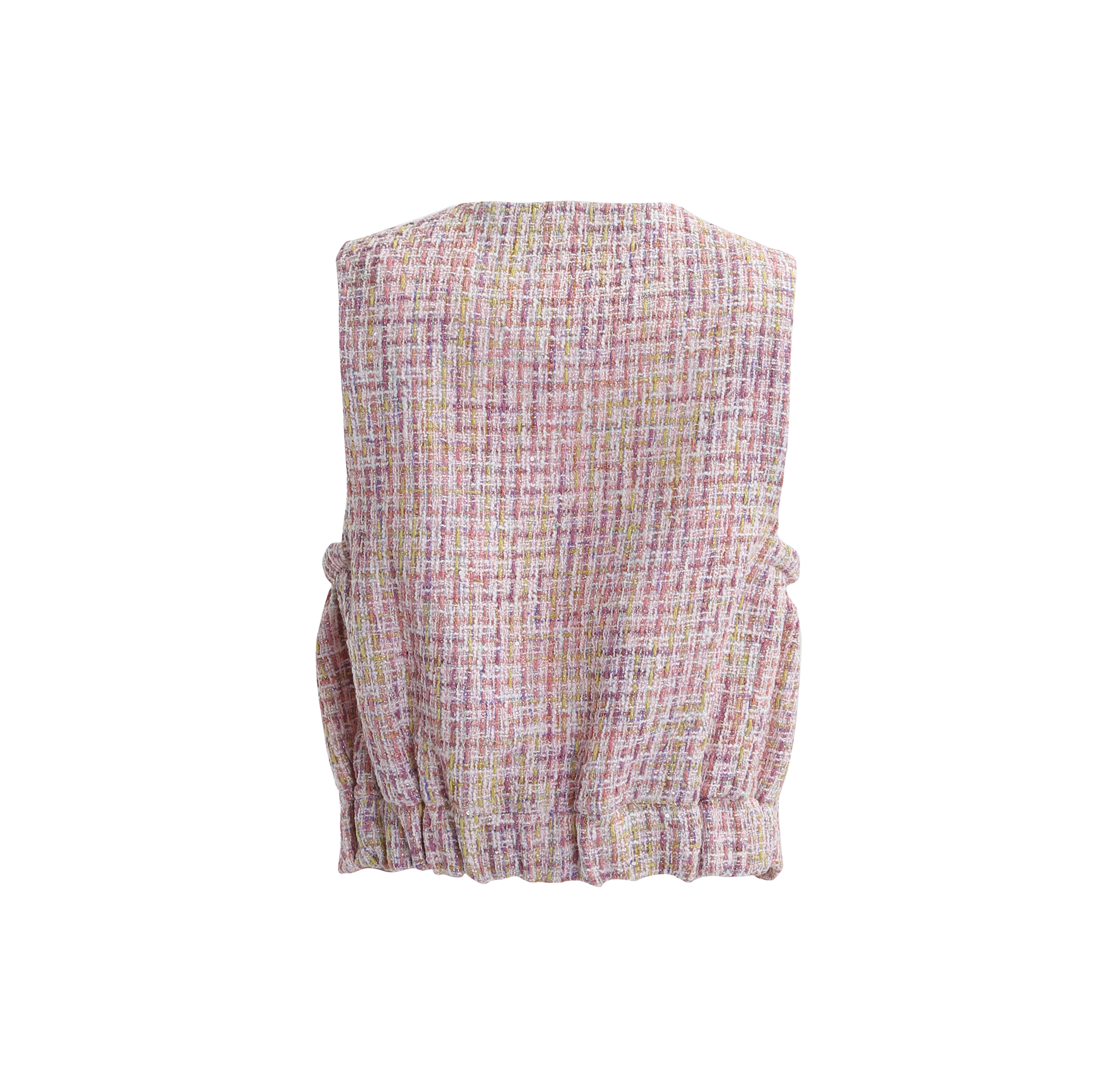 パール調ボタンツイードベスト | レディースファッション通販 - DHOLIC