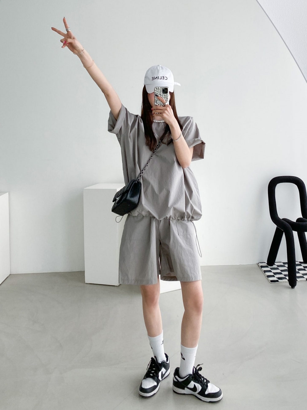 ドローコードTシャツ&ハーフパンツSET | レディースファッション通販