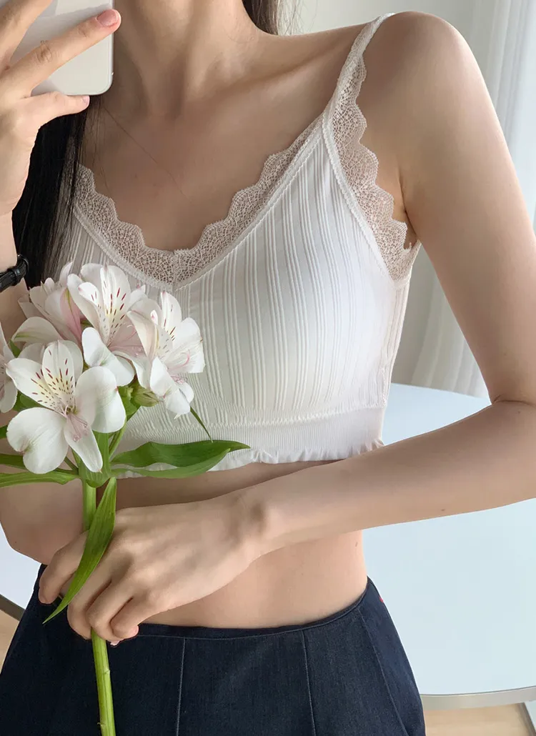 カップ付レースブラトップ | DHOLIC | 詳細画像1