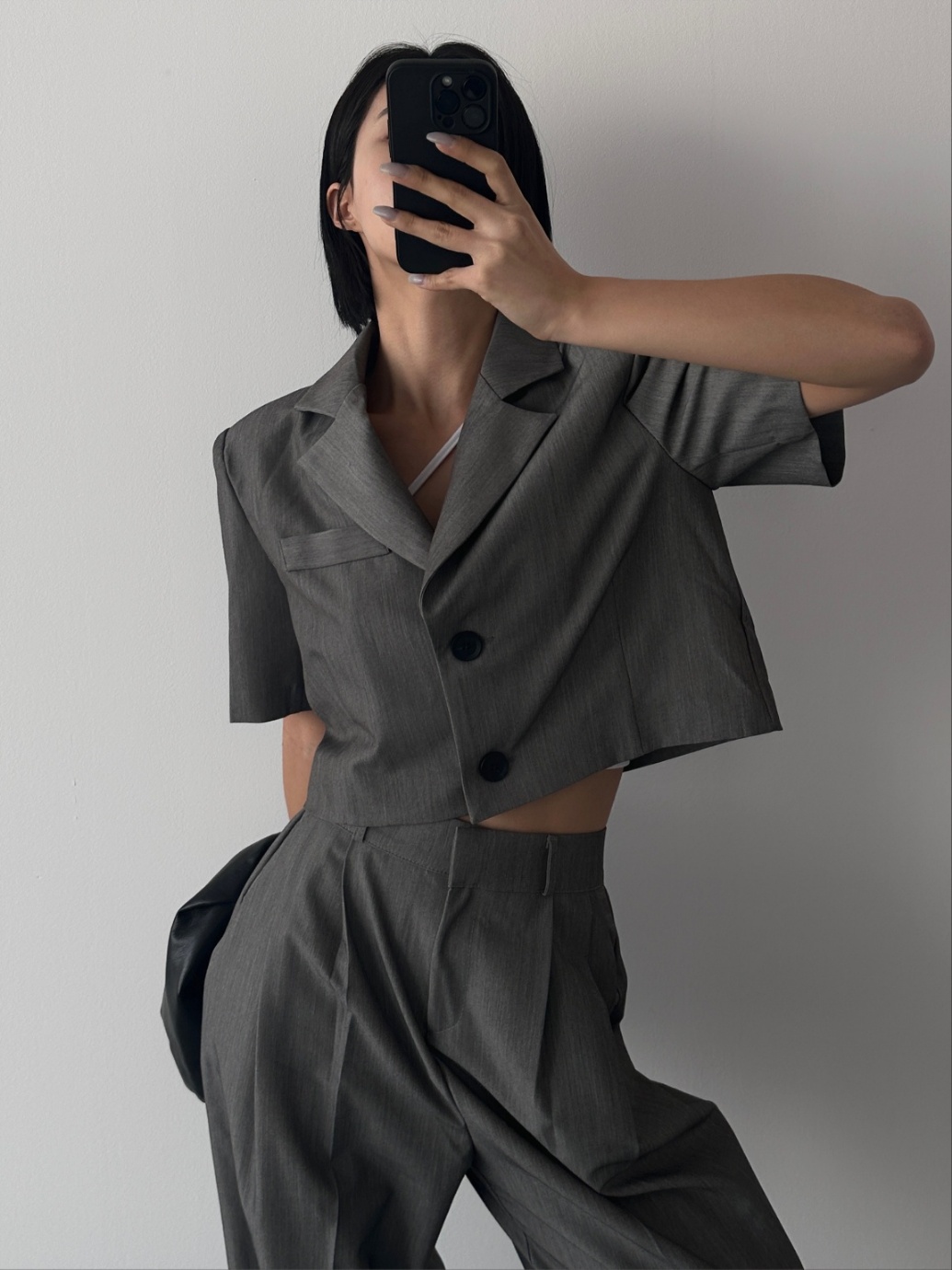 半袖クロップドジャケット | レディースファッション通販 - DHOLIC