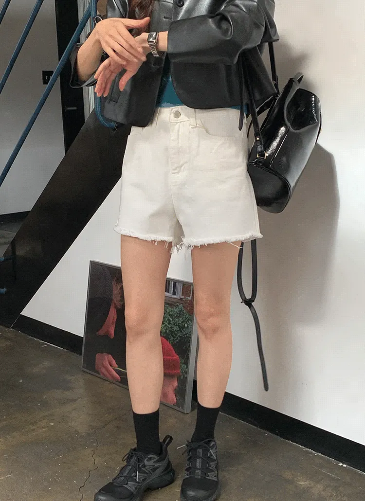 フリンジカットヘムショートパンツ | ordinairement | 詳細画像1