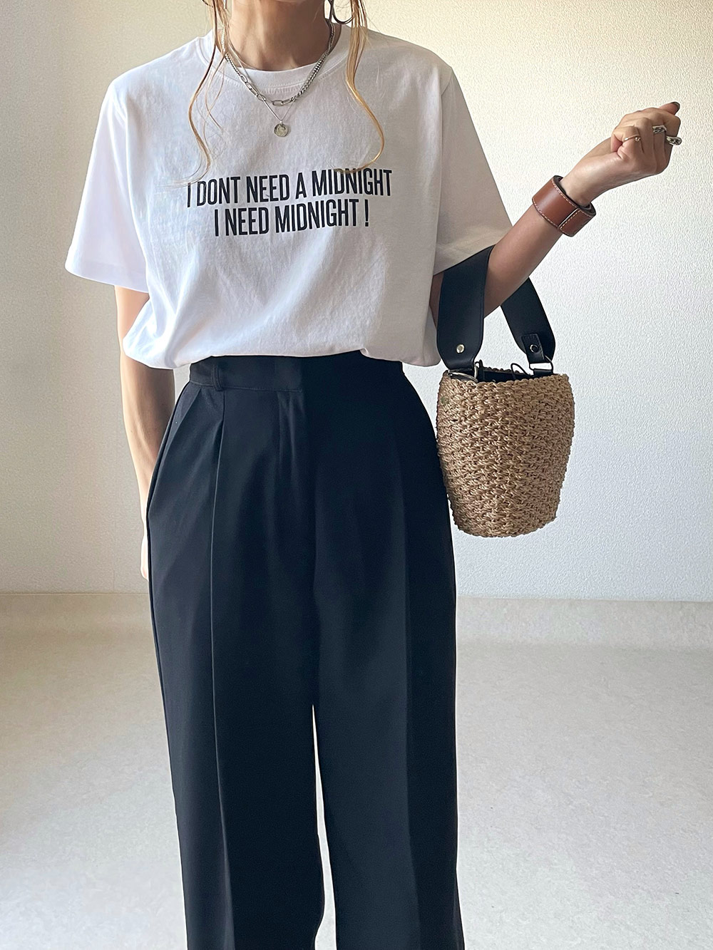 I DONT NEEDロゴTシャツ | レディースファッション通販 - DHOLIC