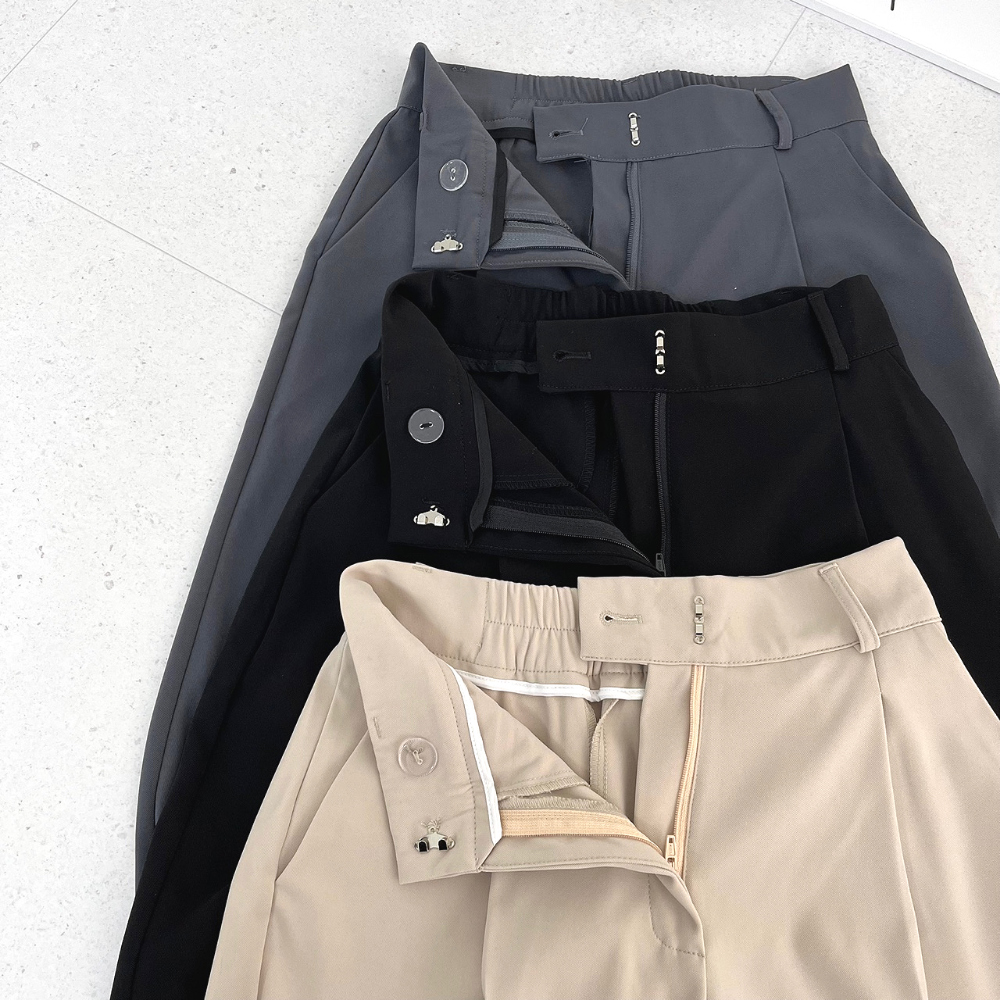 *再入荷*3丈★サイズが選べるタックワイドスラックス | 詳細画像24