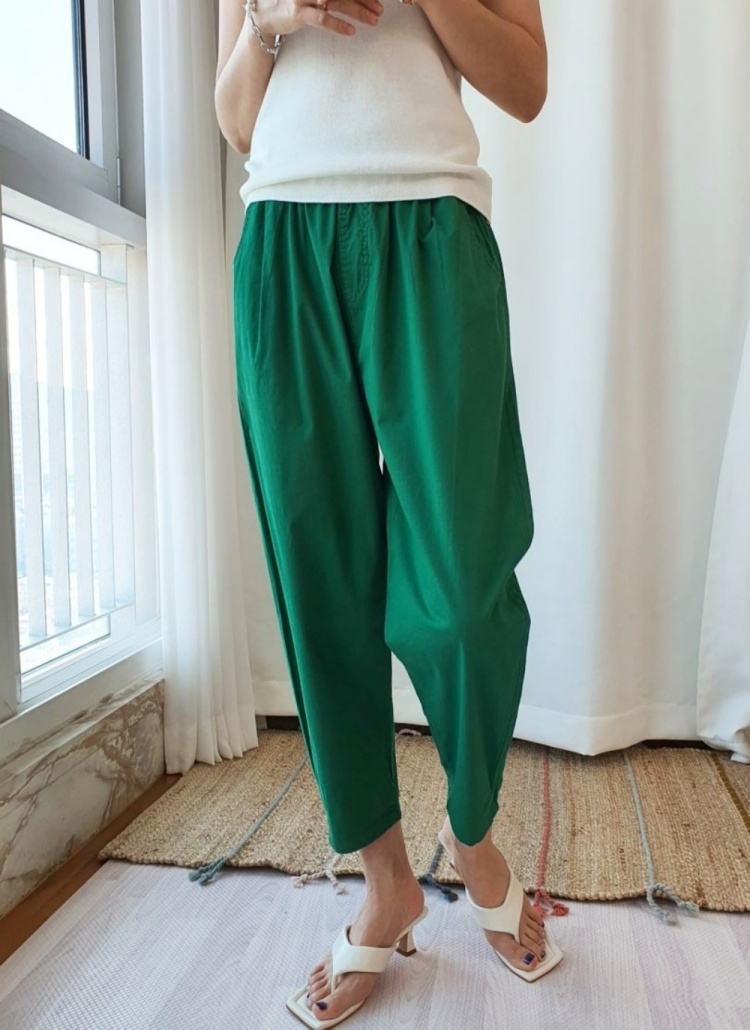 コットンイージーテーパードパンツのサムネイル