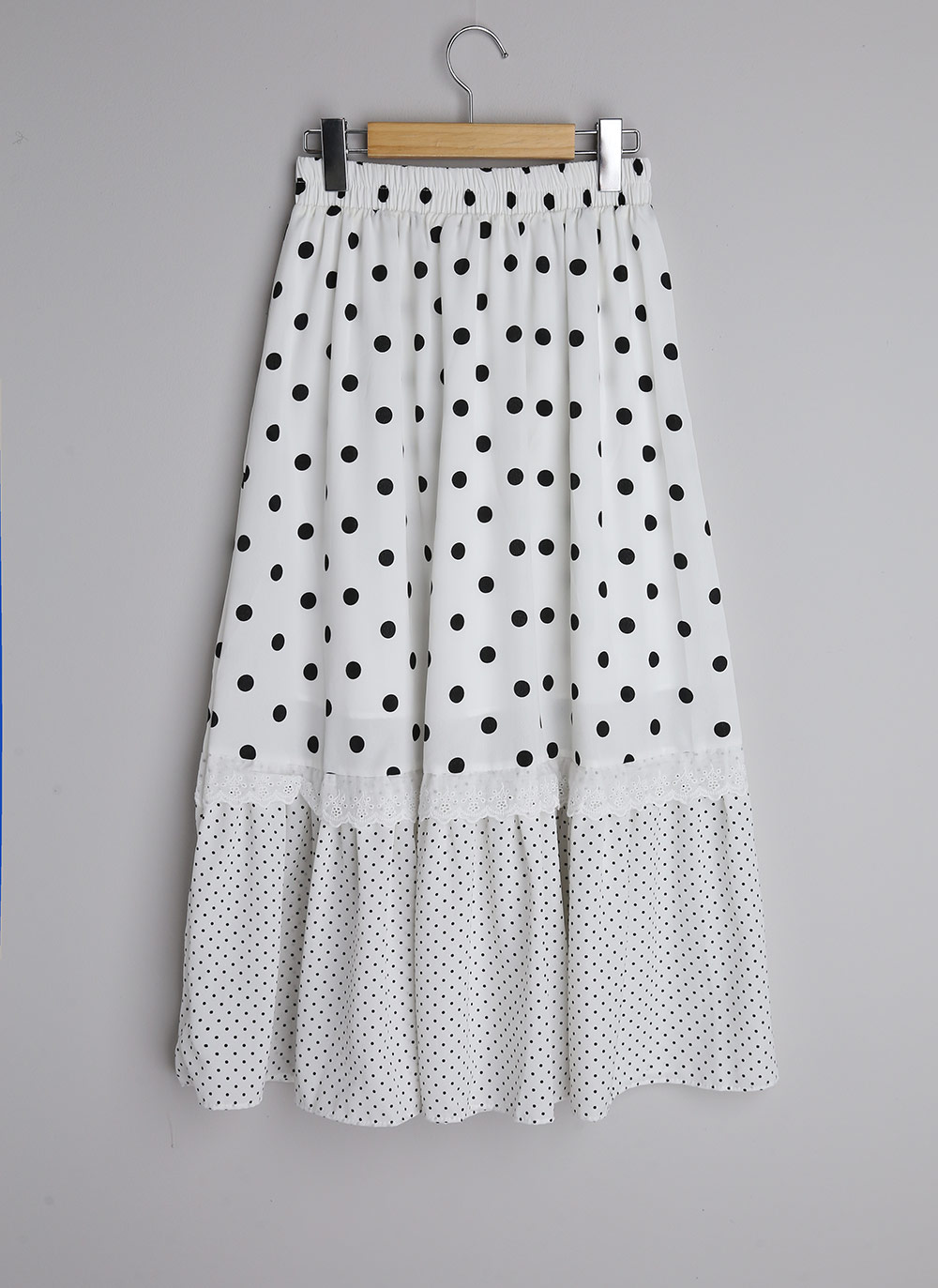 レースラインドットスカート | レディースファッション通販 - DHOLIC