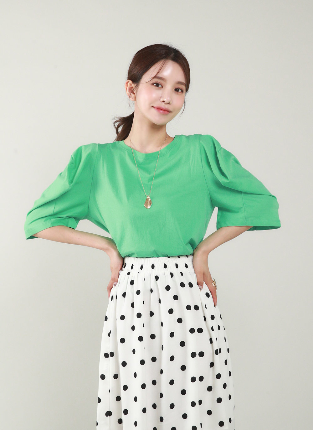 レースラインドットスカート | レディースファッション通販 - DHOLIC