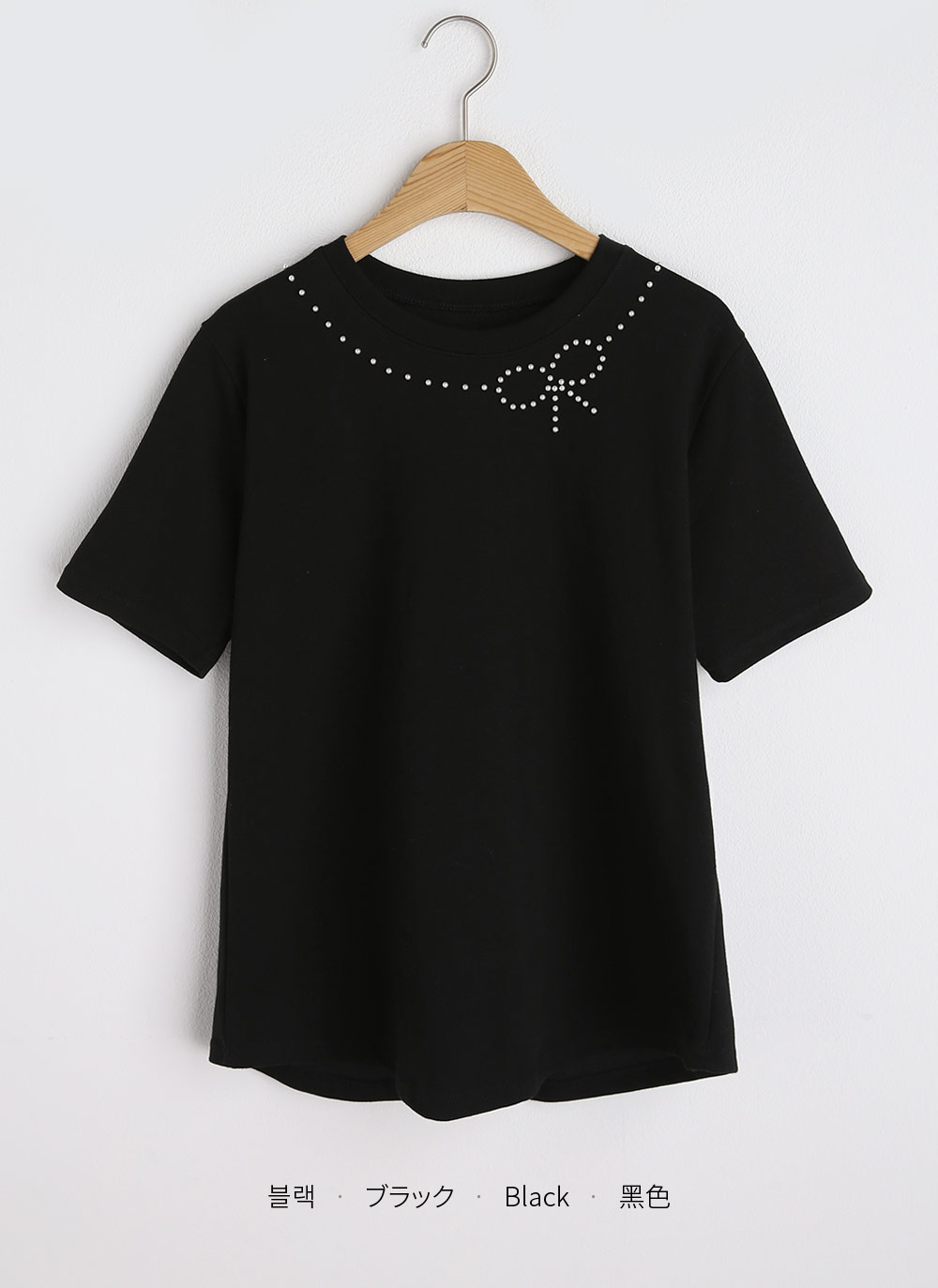 【新作/上品カジュアル艶めくパールリボンT】CHANEL Tシャツ 新作/上品カジュアル艶めくパールリボンT】CHANEL Tシャツ