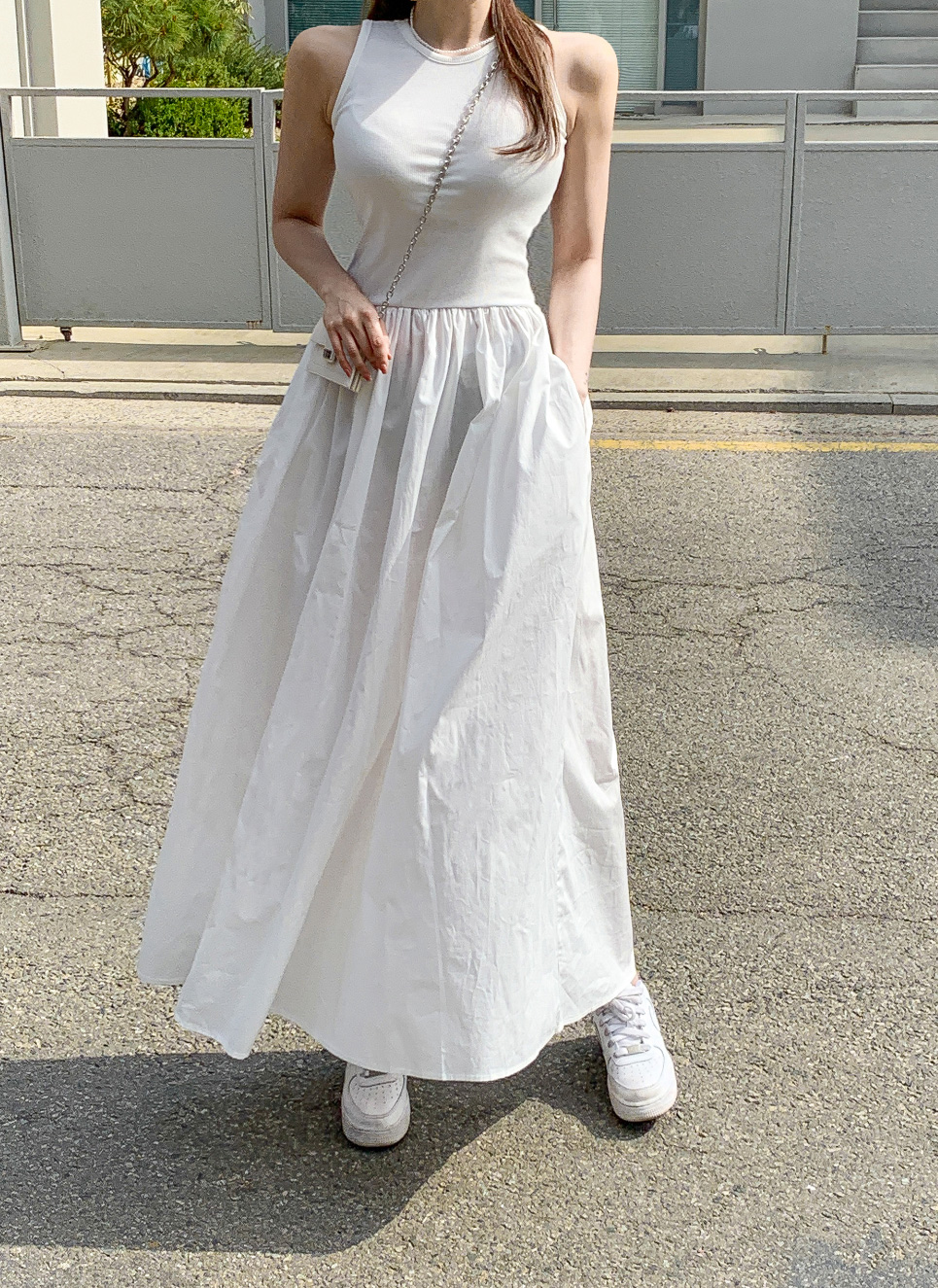 切替タンクトップワンピース | レディースファッション通販 - DHOLIC