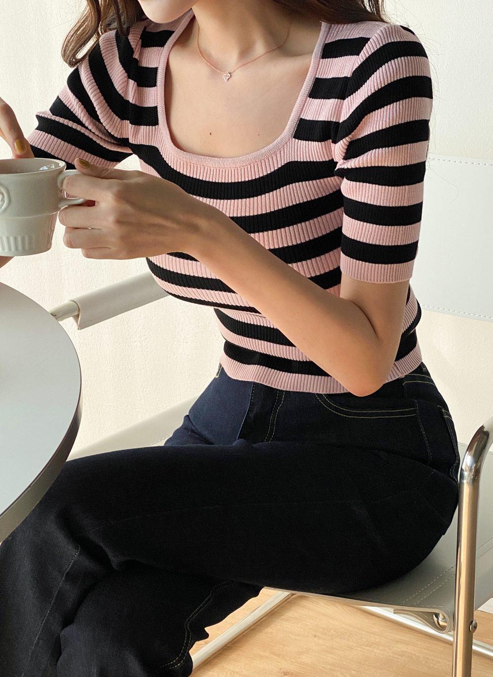 【DOLCE＆GABBANA】フレアジーンズ タバコ色 ステッチ入り ステッチフレアデニムパンツ | レディースファッション通販 - DHOLIC