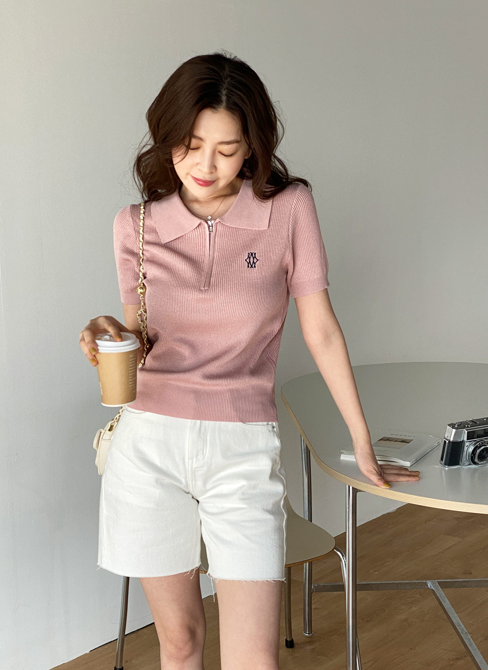 dydoshop トップス シズニルック ジェイダ GYDA シャギーショートLOOSEニットトップス （ピンク