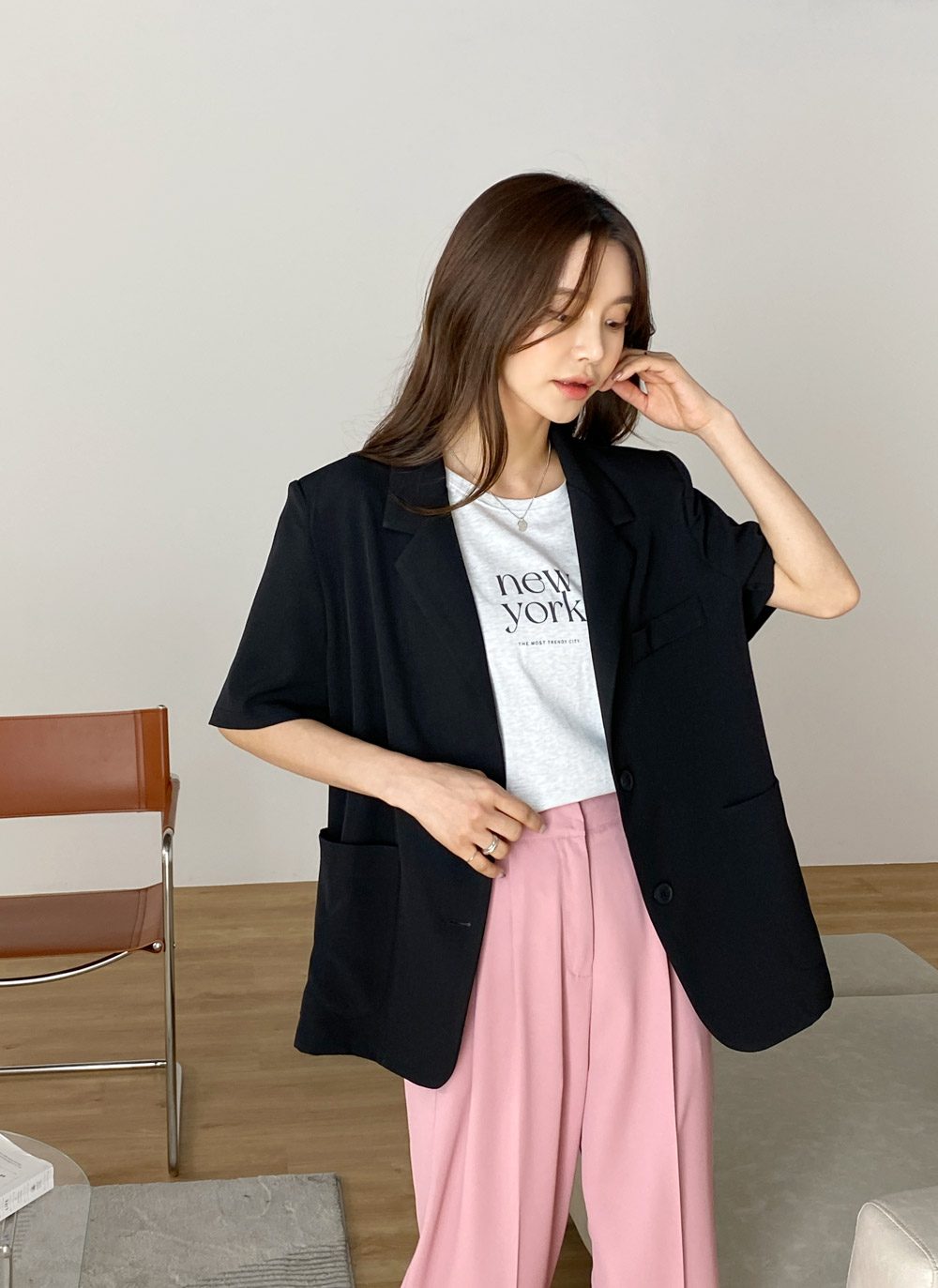 韓国風 厚手 ツィード調 テーラードジャケット アウター ジャケット 2XL 韓国風 厚手 ツィード調 テーラードジャケット トレンド ジャケット 2XL