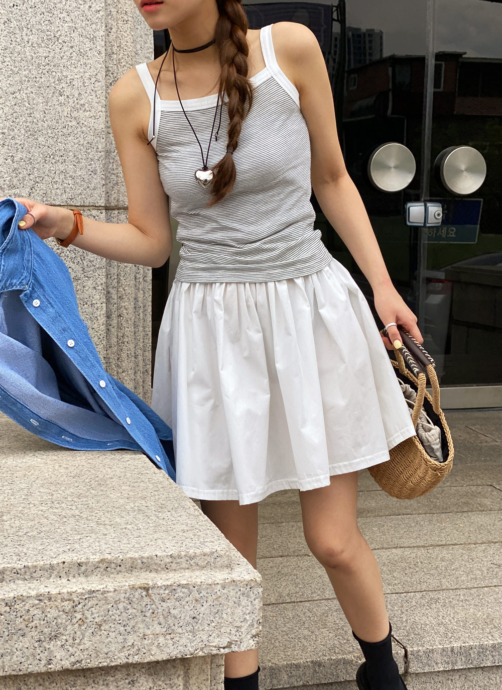 イージーフレアミニスカート | レディースファッション通販 - DHOLIC