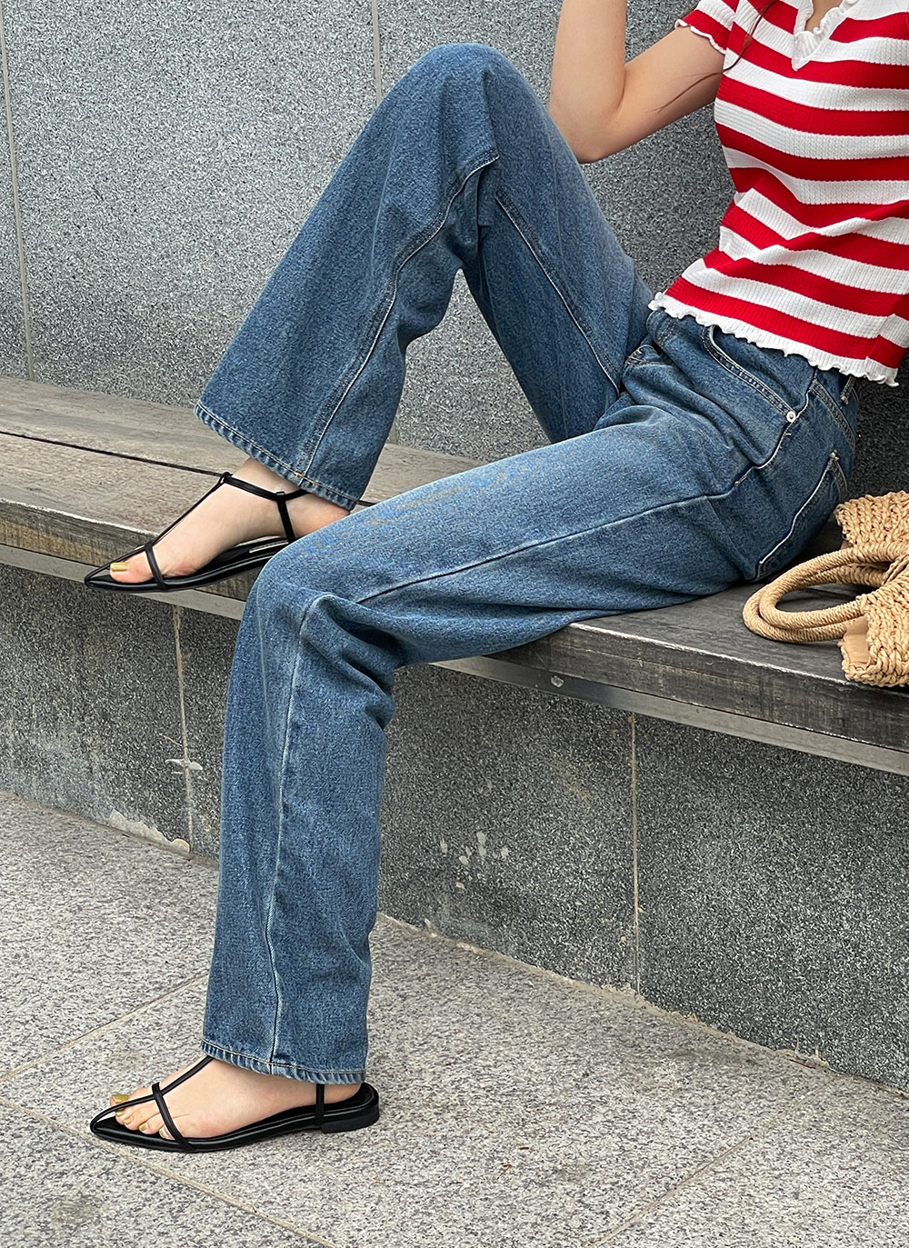 ストレートワイドデニムパンツ | レディースファッション通販 ストレートワイドデニムパンツ | レディースファッション通販
