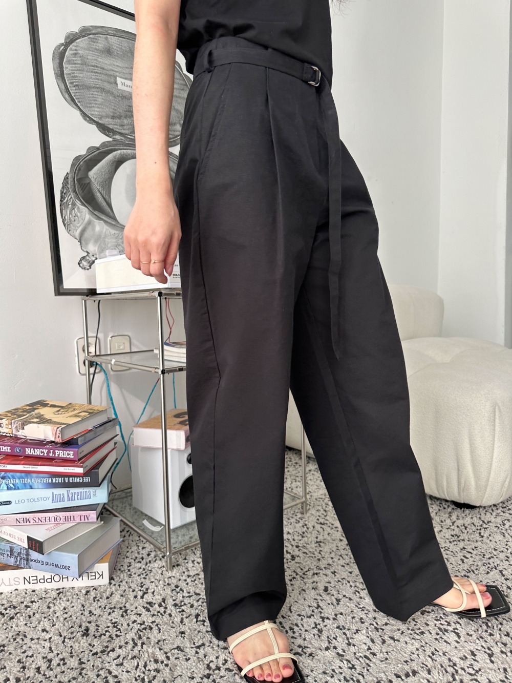URBAN RESEARCH（アーバンリサーチ）の「ベルト付きタックパンツ