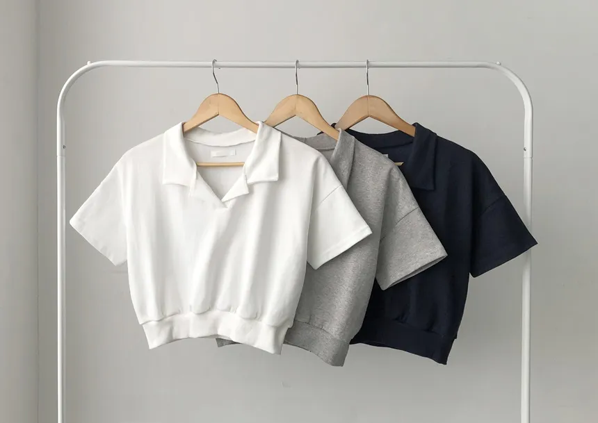 カラーネッククロップドTシャツ | lilisense | 詳細画像22