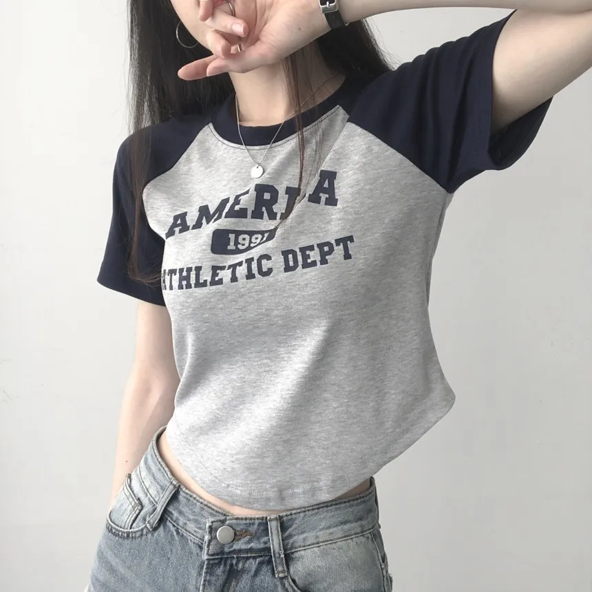 ラグランロゴTシャツ | lilisense | 詳細画像3