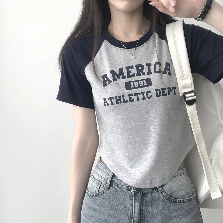ラグランロゴTシャツ | lilisense | 詳細画像4