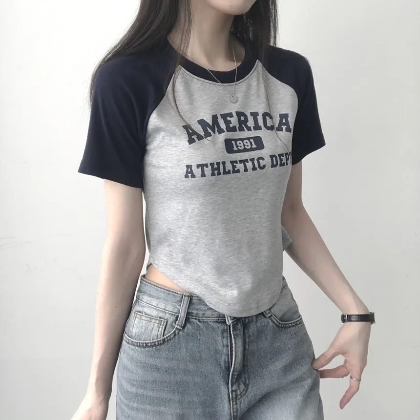 ラグランロゴTシャツ | lilisense | 詳細画像5