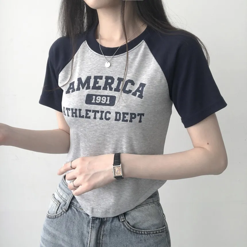ラグランロゴTシャツ | lilisense | 詳細画像7