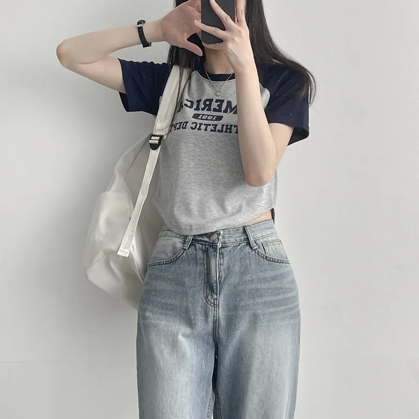 ラグランロゴTシャツ | lilisense | 詳細画像8