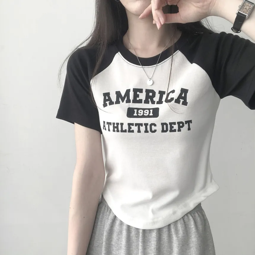 ラグランロゴTシャツ | lilisense | 詳細画像24