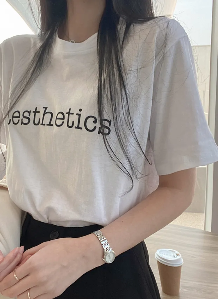 英字半袖Tシャツ | ROMANTICLINE | 詳細画像1