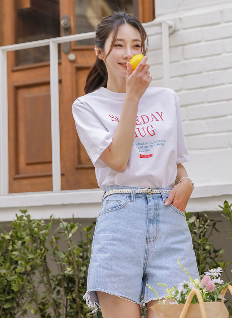 カットショートデニムパンツ | レディースファッション通販 - DHOLIC