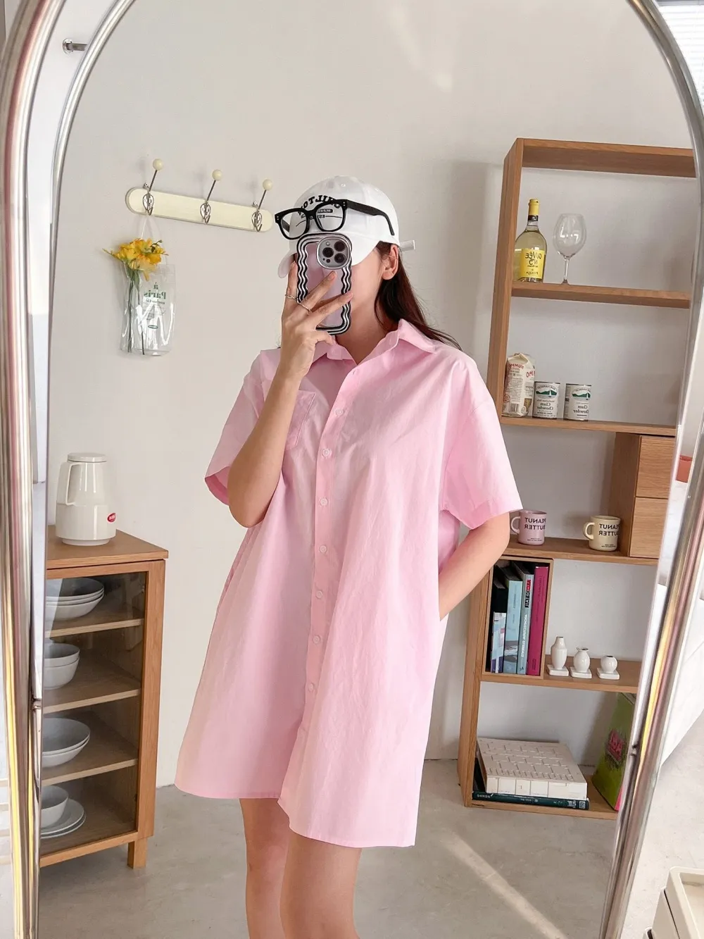 コットンミニシャツワンピース | レディースファッション通販 - DHOLIC