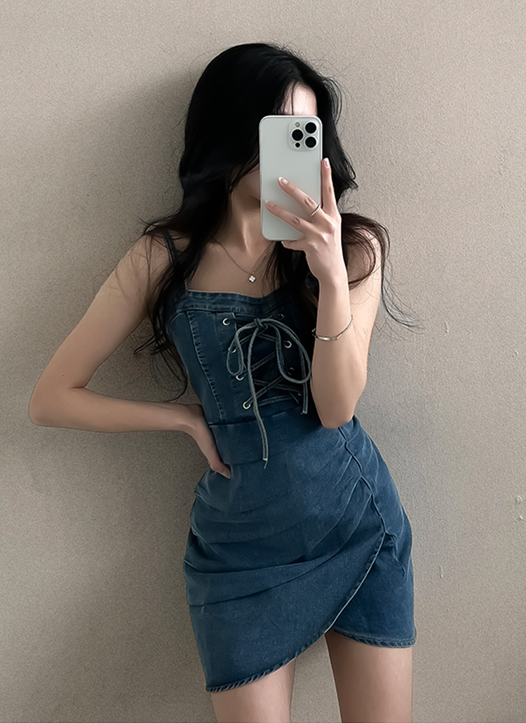 ERMANNO SCERVINO☆レース デニム ワンピース ERMANNO SCERVINO☆レース デニム ワンピース